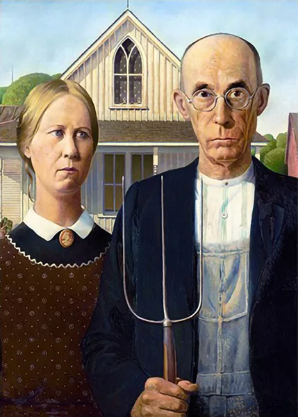 American-Gothic-by-Grant-Wood