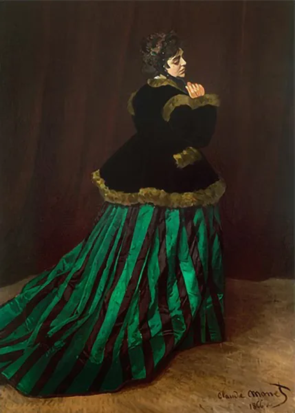 Camille-The-Woman-in-the-Green-Dress-by-Claude-Monet