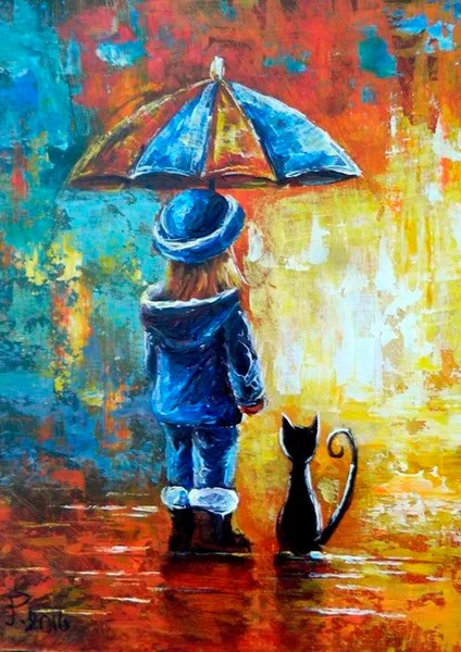 Çocuk ve Kedi