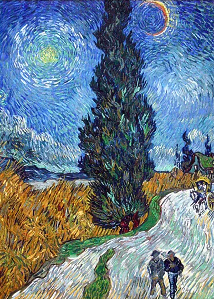Road-with-Cypress-and-Star-by-Van-Gogh