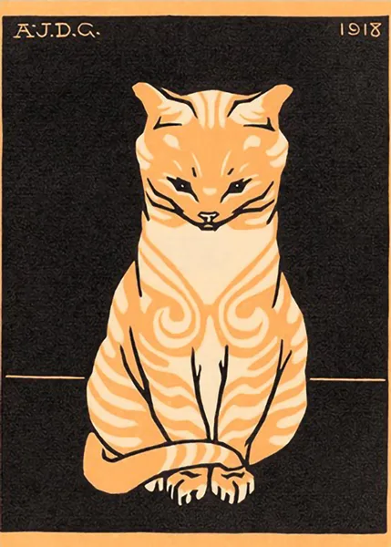 Sitting-Cat-by-Julie-de-Graag
