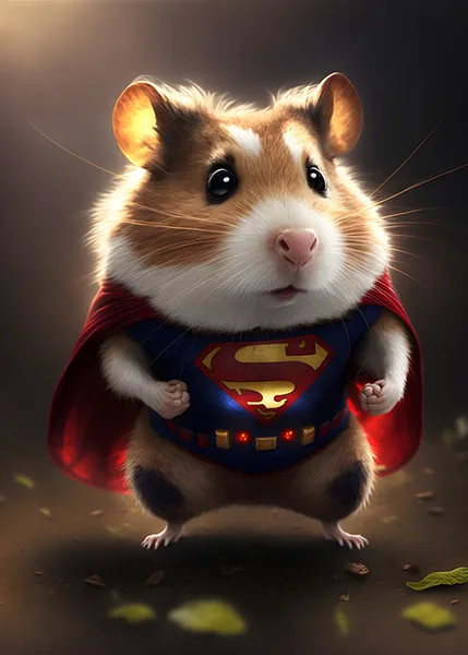 Süper Kahraman Hamster