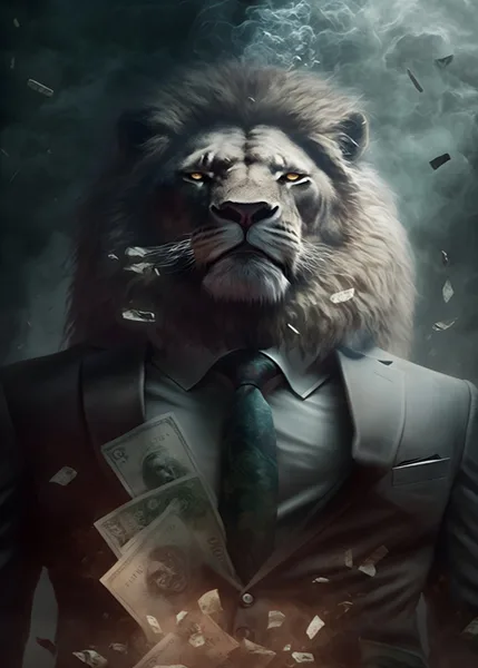 Aslan Kafalı İş Adamı