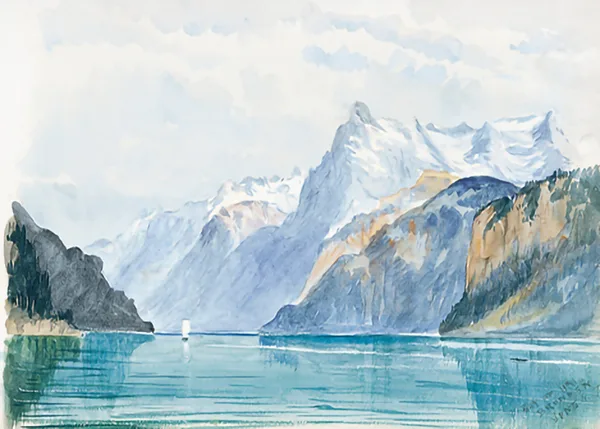 Bay-of-Uri-Brunnen-from-Switzerland-by-John-Singer-Sargent