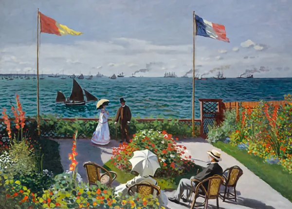 Garden-at-Sainte-Adresse-by-Claude-Monet