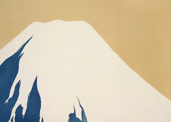Mount-Fuji-from-MomoyogusaFlowers-of-a-Hundred-Generations-by-Kamisaka-Sekka