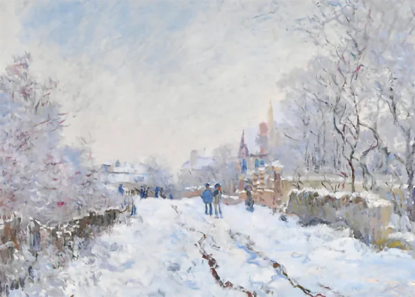 Snow-at-Argenteuil-by-Claude-Monet