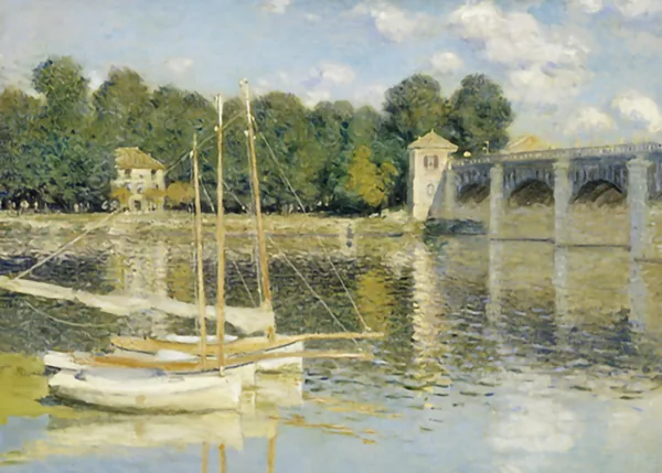 The-Argenteuil-Bridge-by-Claude-Monet