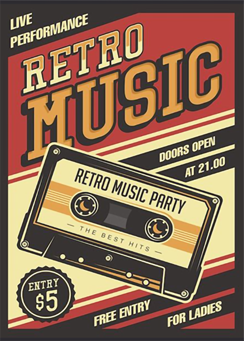 Retro-Music-Band