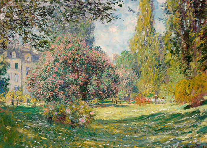 Landscape-The-Parc-Monceau-by-Claude-Monet