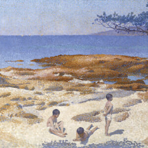 Beach-at-Cabasson-by-Henri-Edmond-Cross