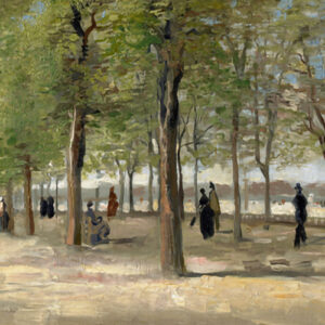 Terrace-in-the-Luxembourg-Gardens-by-Van-Gogh