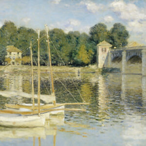 The-Argenteuil-Bridge-by-Claude-Monet